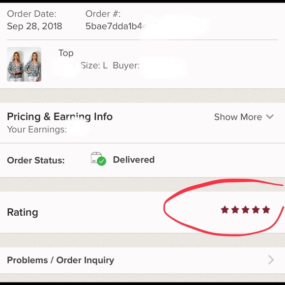 Top. Long sleeves. - Picture 3 of 3